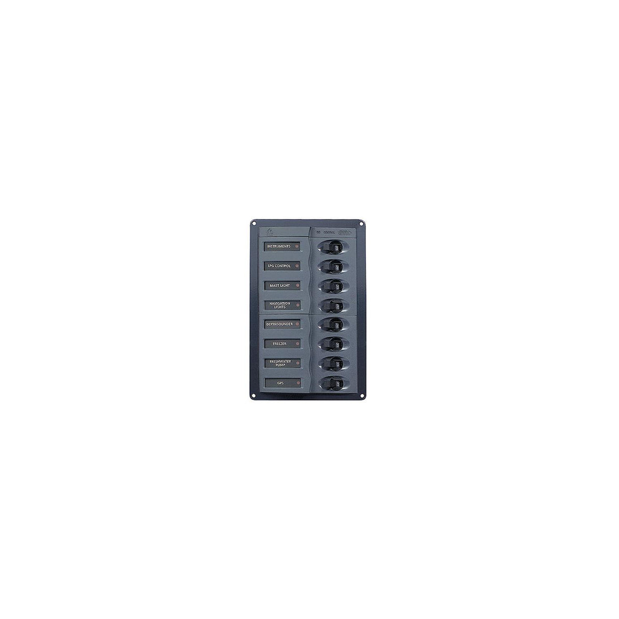 BEP Marinco 901V DC Circuit Breaker 8-Way Vertical Panel - 901V