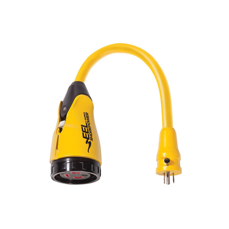 Marinco P15-30 EEL 30A-125V Female to 15A-125V Male Pigtail Adapter - Yellow [P15-30] - official Marinco product image 3