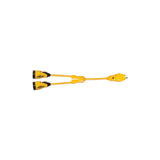 Marinco Y504-2-504 EEL (2)50A-125/250V Female to (1)50A-125/250V Male "Y" Adapter - Yellow [Y504-2-504] - official Marinco product image 4