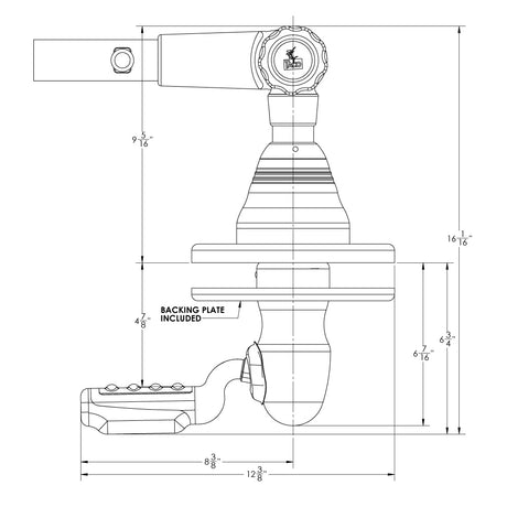 Soporte superior de estabilizador TACO Grand Slam 400 - Par [GS-400]