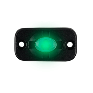 HEISE LED Lighting Systems HEISE Auxiliary Accent Lighting Pod - 1.5" x 3" - Black/Green - HE-TL1G