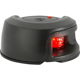 Attwood Marine Attwood LightArmor Deck Mount Navigation Light - Black Composite - Port (red) - 2NM - NV2012PBR-7