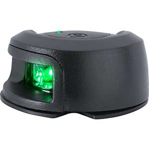 Attwood Marine Attwood LightArmor Deck Mount Navigation Light - Black Composite - Starboard (green) - 2NM - NV2012PBG-7