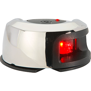 Attwood Marine Attwood LightArmor Deck Mount Navigation Light - Stainless Steel - Port (red) - 2NM - NV2012SSR-7