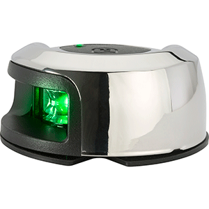 Attwood Marine Attwood LightArmor Deck Mount Navigation Light - Stainless Steel - Starboard (green) - 2NM - NV2012SSG-7