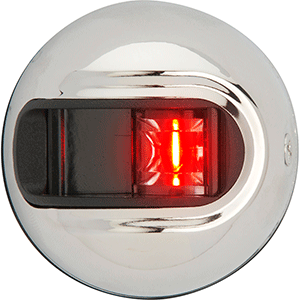 Attwood Marine Attwood LightArmor Vertical Surface Mount Navigation Light - Port (red) - Stainless Steel - 2NM - NV3012SSR-7