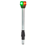 Attwood Marine Attwood LightArmor Bi-Color Navigation Pole Light w/Task Light - Straight - 10" - NV6LC2-10-7