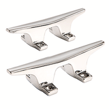Attwood Marine Attwood ZAMAK Chrome Plated Zinc Cleats - Pair - 4-1/2" - 6244-6