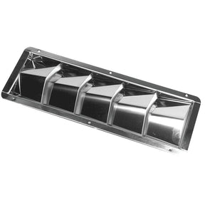 Marpac Stainless Steel 5 Louvered Vent (4-5/16” x 12-5/8”) - 7-0092 - image 1