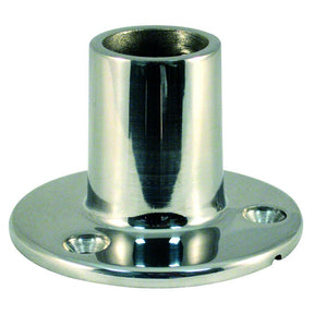 Marpac Cast Stainless Steel Rail Fitting - 90° Round Base (2-5/8”) - 7-0180 - image 1
