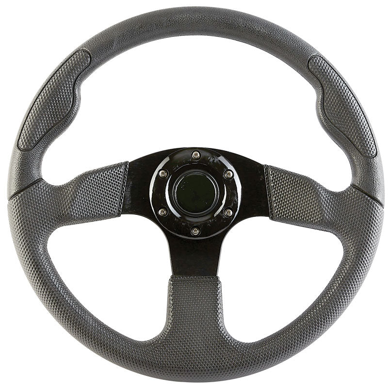 Marpac Aluminum Steering Wheel with Polyurethane Sleeves (Diameter 13.8") - 7-0260 - image 1