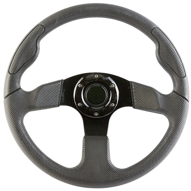 Marpac Aluminum Steering Wheel with Polyurethane Sleeves (Diameter 13.8") - 7-0260 - image 1