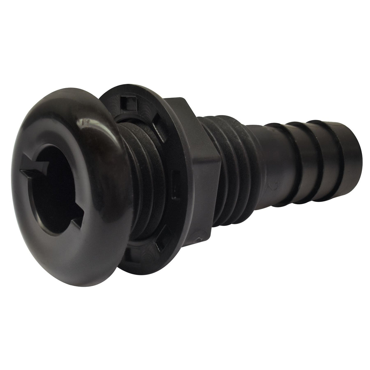 Marpac Black Thru-Hull Connectors (3/4” ID) - 7-0354 - image 1
