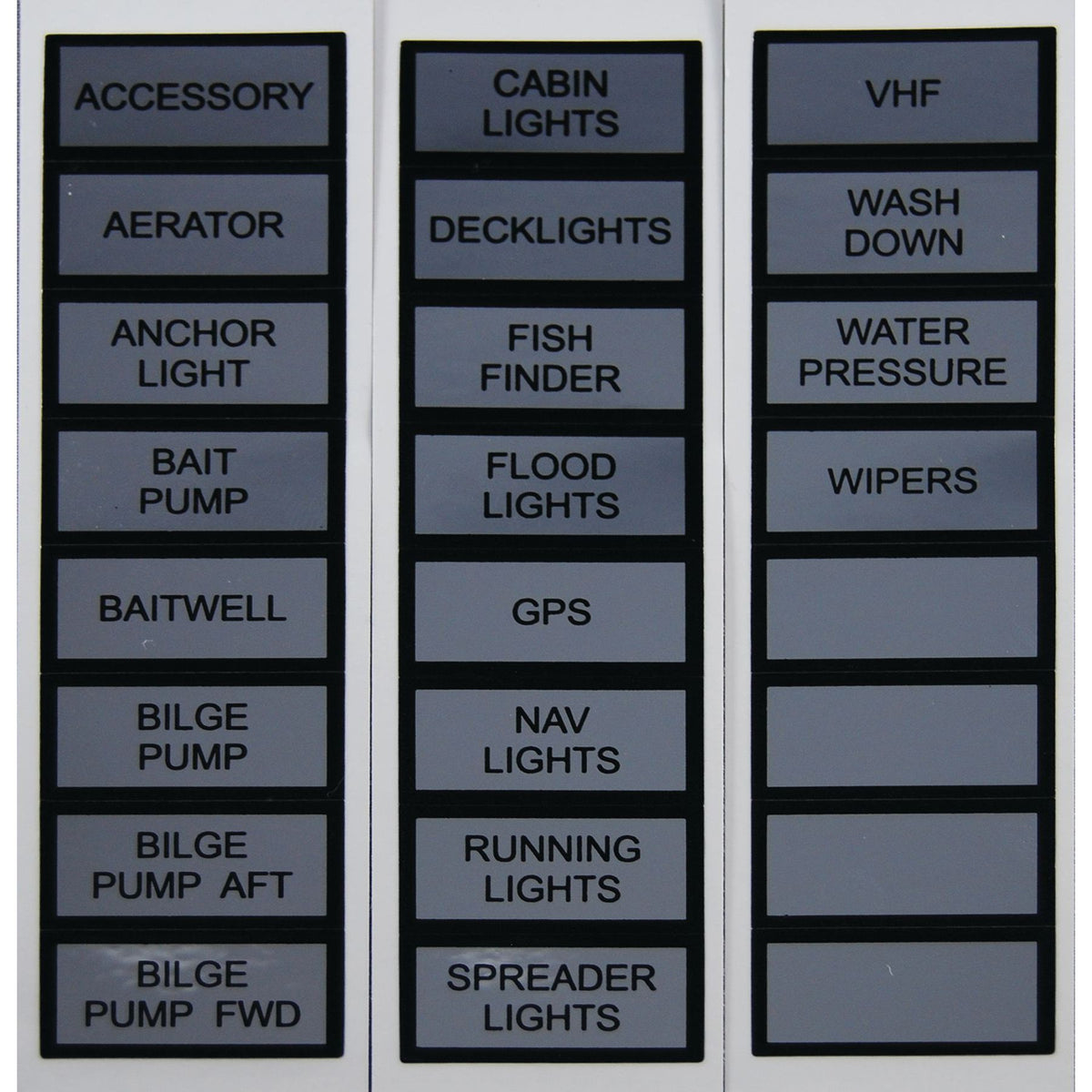 Marpac Switch Panel Label Kit - 7-0509 - image 1