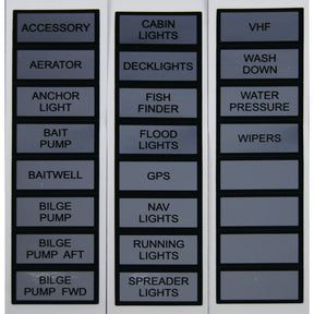 Marpac Switch Panel Label Kit - 7-0509 - image 1
