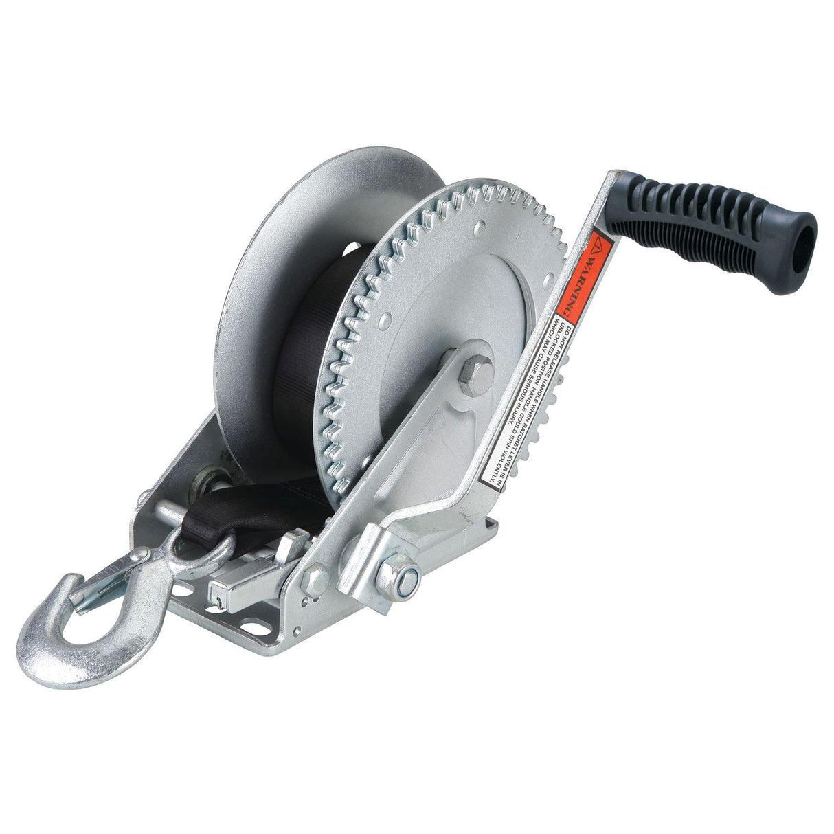 Marpac Single Speed Trailer Winch with 15' Strap (1,800 lbs. Capacity) - 7-1592 - image 1