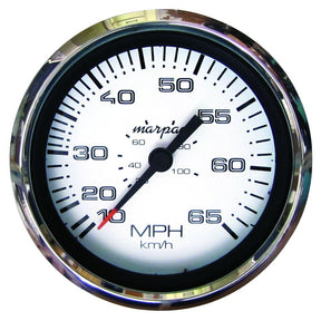 Marpac Domed Gauges with Stainless Bezel - Speedometer (65 MPH) - 7-1982 - image 1