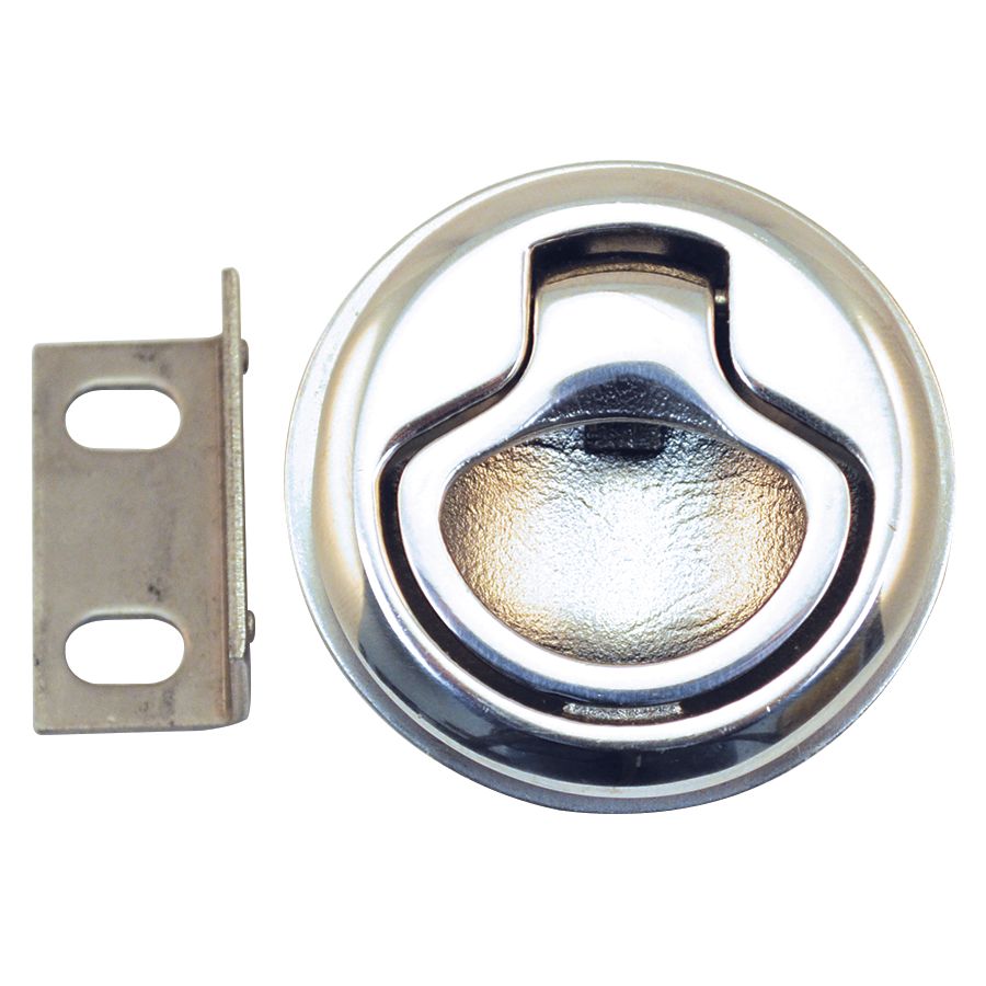 Marpac Stainless Steel Push to Close Non-Locking Latch (2-3/8” OD) - 7-2270 - image 1