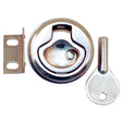Marpac Stainless Steel Push to Close Locking Latch (2-3/8” OD) - 7-2271 - image 1