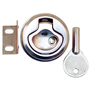 Marpac Stainless Steel Push to Close Locking Latch (2-3/8” OD) - 7-2271 - image 1