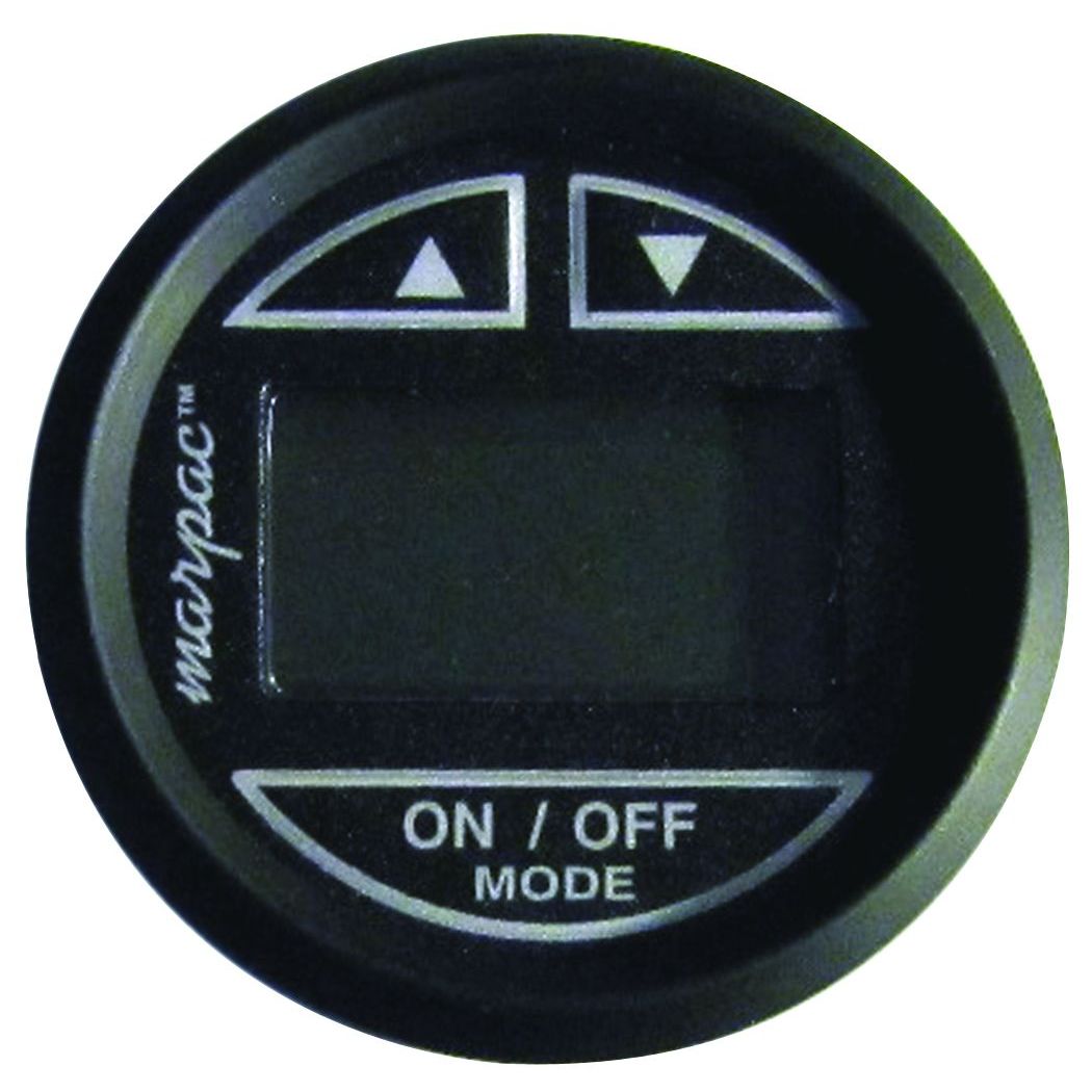 Marpac Depth Sounder - Transom Mount Transducer (Black Face with Black Bezel) - 7-2497 - image 1