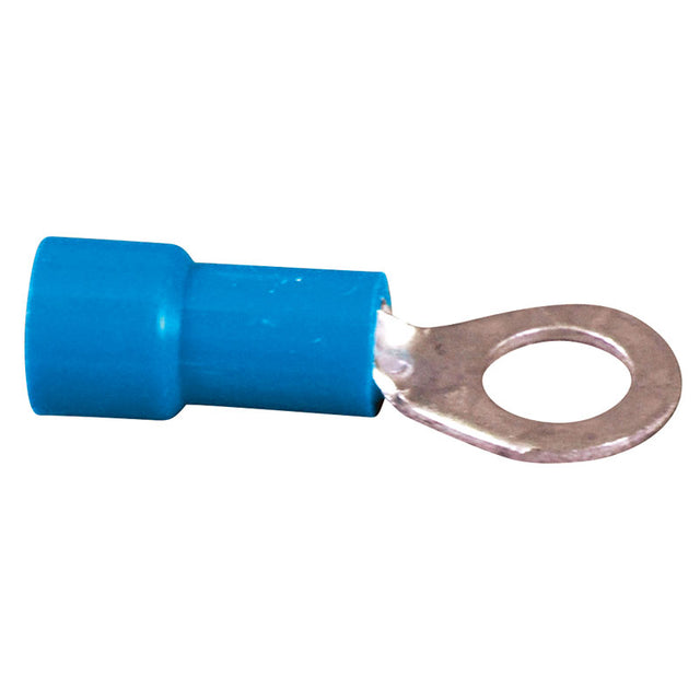 Marpac Vinyl Ring Tongue Terminals (16-14 AWG - #3/8, Blue) - 7-3165 - image 1