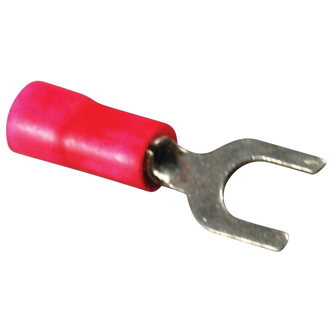 Marpac Vinyl Spade Fork Connectors (22-18 AWG - #10, Red) - 7-3190 - image 1