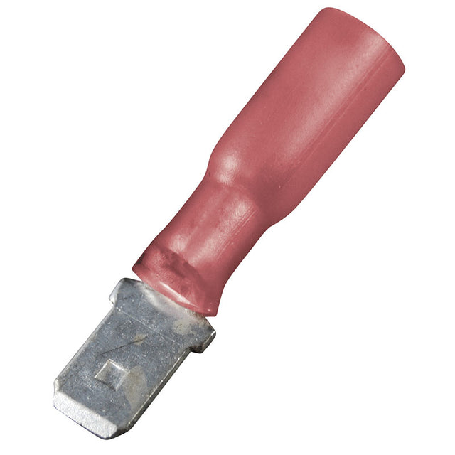 Marpac Heat Shrink Insulated Quick Disconnects (22-18 AWG, Male, Red) - 7-3395 - image 1