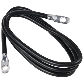 Marpac Tinned Copper Battery Cable (4 Gauge, 48” L, Black) - 7-4066 - image 1