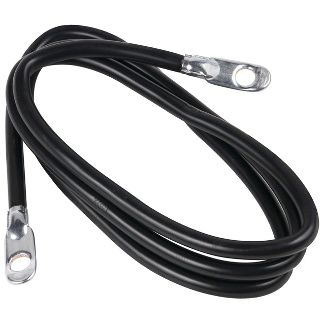 Marpac Tinned Copper Battery Cable (2 Gauge, 24” L, Black) - 7-4111 - image 1