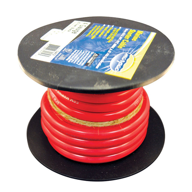 Marpac Starter Cable (4/0 Gauge, Red, 50’ L) - 7-4463 - image 1