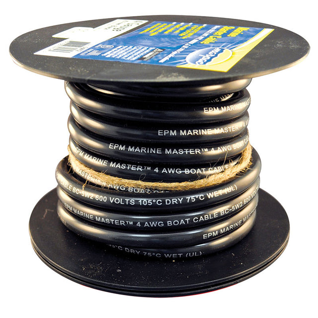 Marpac Starter Cable (4/0 Gauge, Black, 25’ L) - 7-4466 - image 1