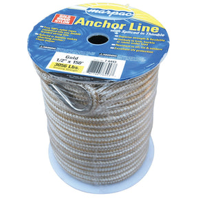 Marpac Braided Nylon Anchor Line (5/8” x 200’ L) - 7-6454 - image 1