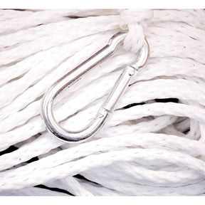 Marpac Braided Polypropylene Anchor Line with Zinc-Plated Hook (3/8” x 75’ L) - 7-6444 - image 1