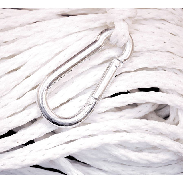Marpac Braided Polypropylene Anchor Line with Zinc-Plated Hook (3/8” x 75’ L) - 7-6444 - image 1