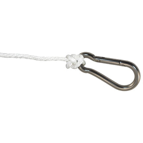 Marpac Solid Braid Nylon Anchor Line with Zinc-Plated Hook (3/16” x 100’ L) - 7-52978 - image 1