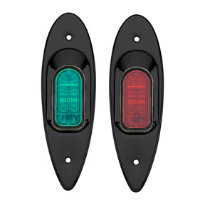 Marpac L.E.D. Side Lights - Flush Mount (Stainless Steel Housing with Matte Black Finish) - 7-6596 - image 1