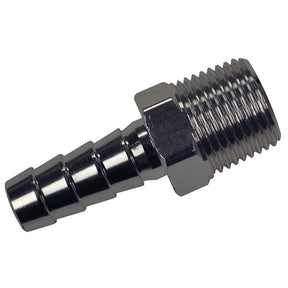 Marpac Aluminum Male Fuel Hose Barb (3/8” NPT x 3/8”) - 7-6816 - image 1