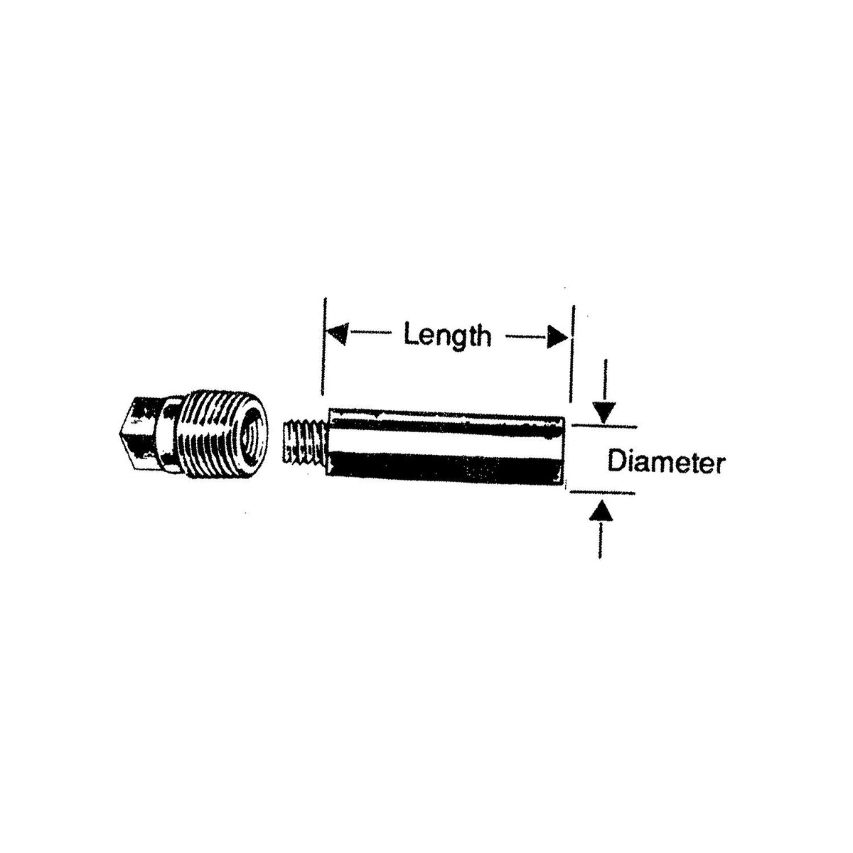 Camp Zinc Zinc Pencil 3/4" x2-1/8" W/Pl - 8515842 - official Camp Company product image 4