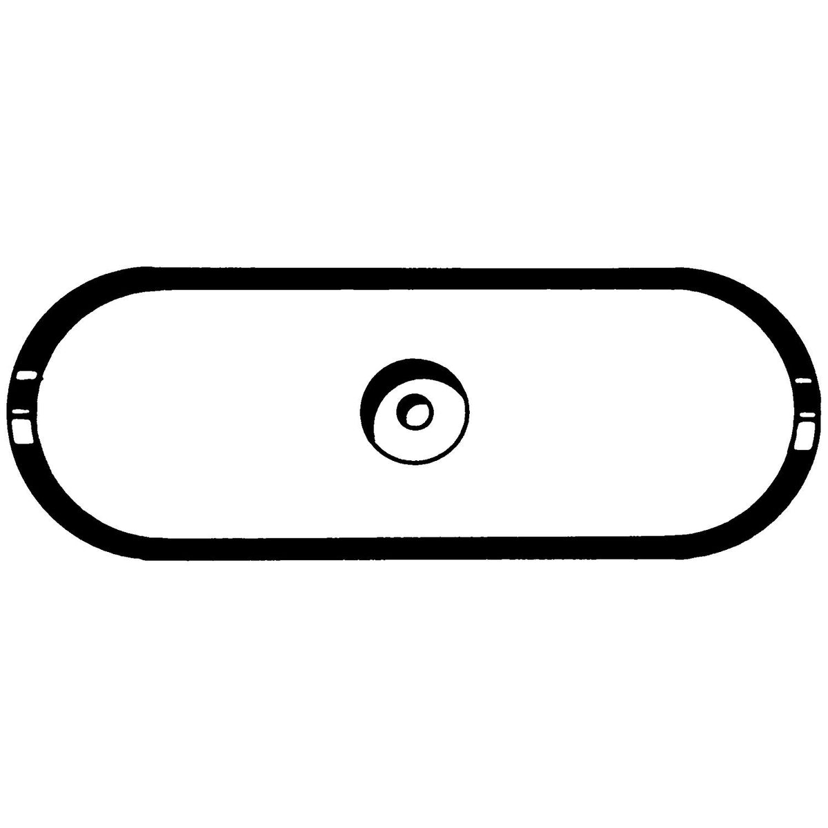 Camp N-1 Hull Plate 8.785x3-3/16 Marine Boat - official Camp Company product image 2