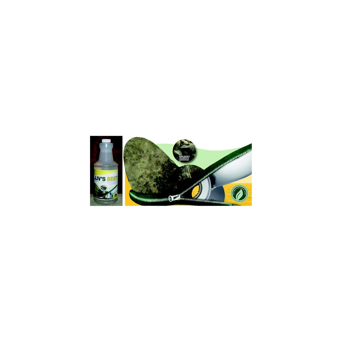 JJV's Best ZEBRA MUSSEL RELEASE AGENT JJVS BEST NOT FOR RESALE IN CANADA - ZEB100 - image 1