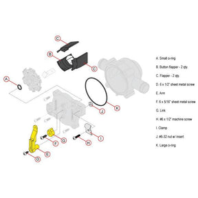 Flow-Rite Controls Livewell Valve Repair Kit - MPA-060 - image 1