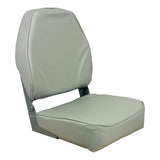 Springfield Marine Economy High-Back Folding Seats - Gray - 1040643 - image 1