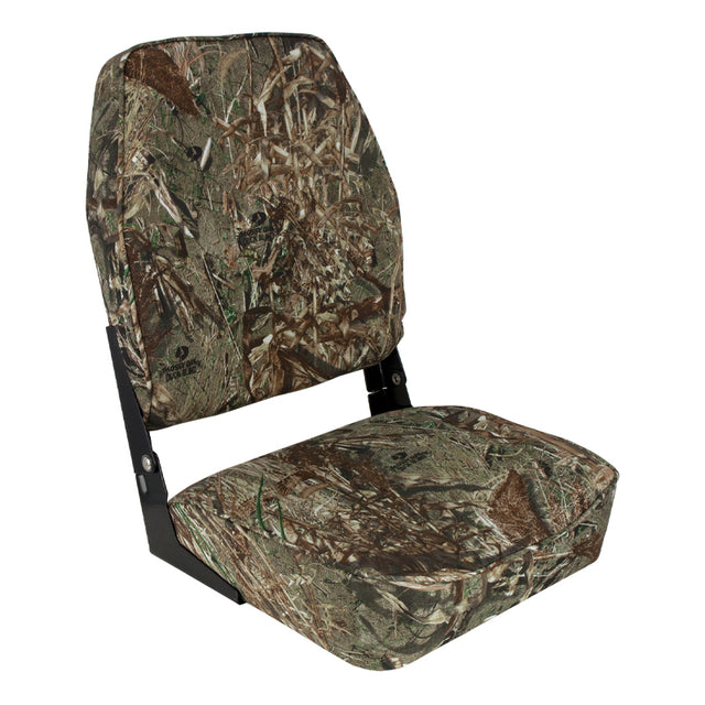 Springfield Marine Economy High-Back Folding Seats - Mossy Oak Duck Blind - 1040647 - image 1