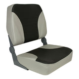 Springfield Marine XXL Economy Coach High Back Folding Seat (Gray/Charcoal) - 1040693 - image 1