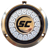 Shadow-Caster LED Lighting Shadow-Caster Great White Single Color Underwater Light - 16 LEDs - Bronze - SCR-16-GW-BZ-10