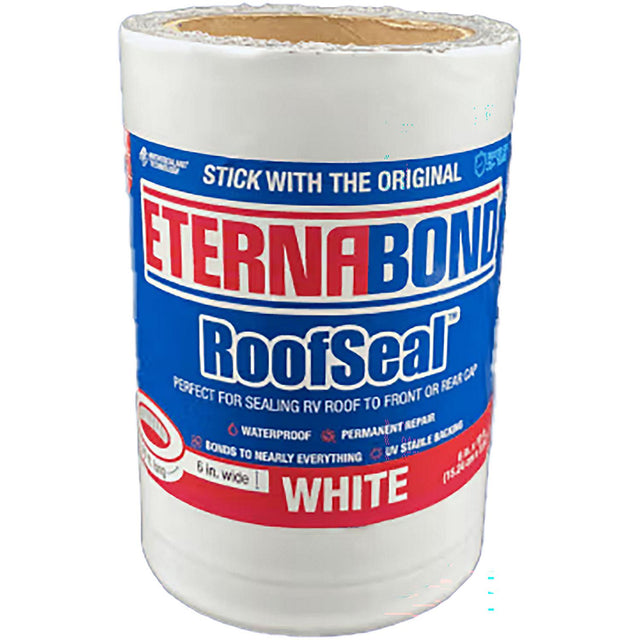 EternaBond 73060411242 RoofSeal™ For Quick Repairs, 4"x50', White - image 1