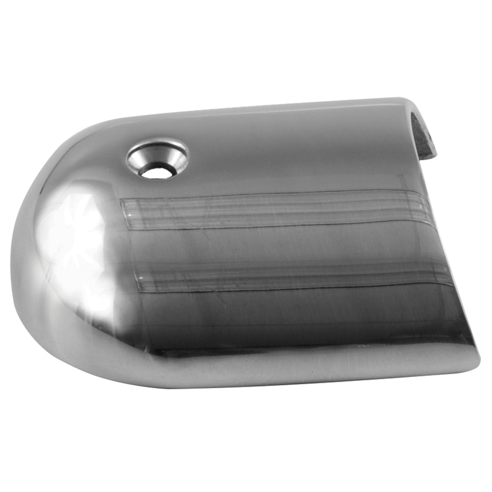 Tapa de extremo de riel TACO Rub - 1-7/8" - Acero inoxidable [F16-0039]