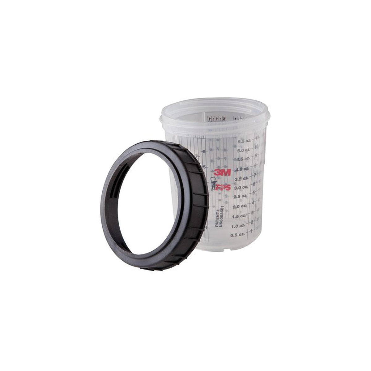 3M Paint Prep System Cups & Collar Std (2/Bx) - 7100003286 - official 3M product image 3