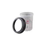 3M Paint Prep System Cups & Collar Std (2/Bx) - 7100003286 - official 3M product image 3
